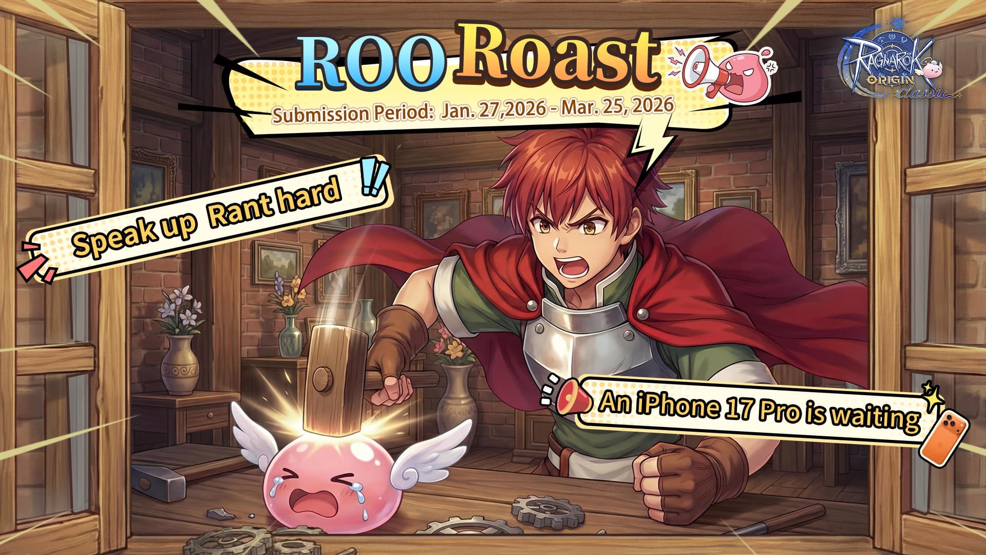 ROO Roast Event: Vent Your Frustrations & Win an iPhone 17