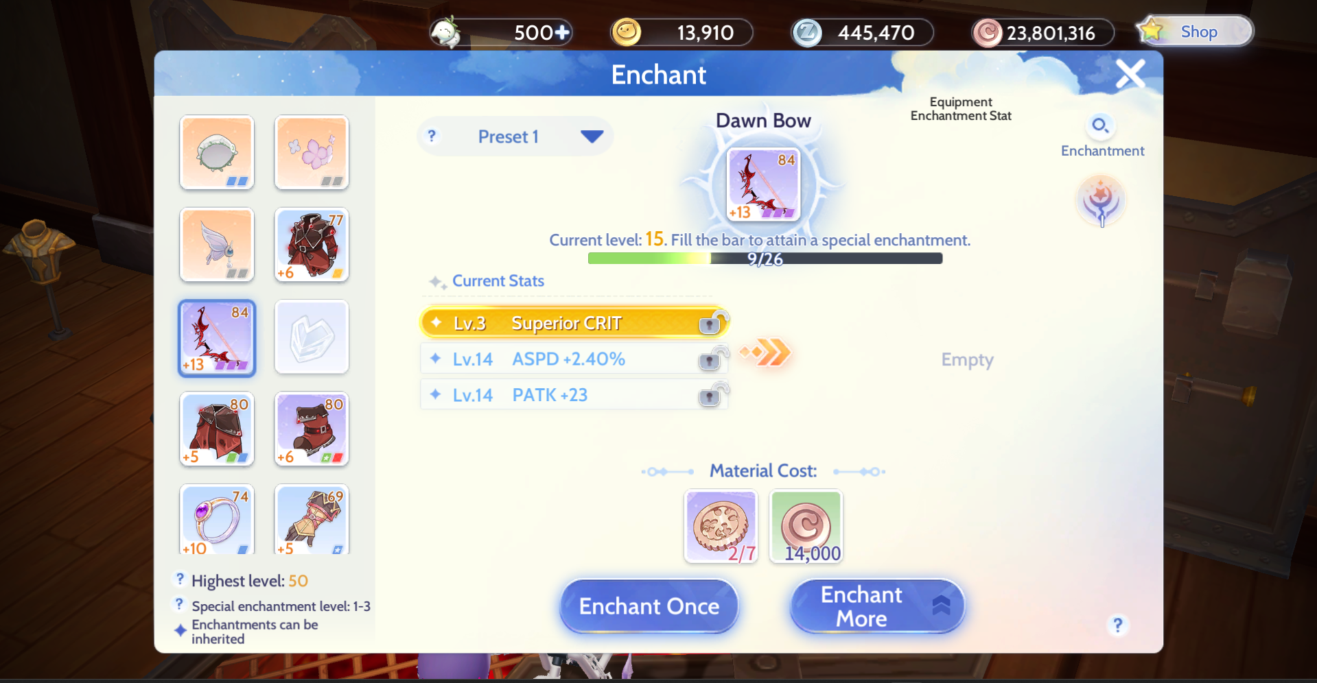 6. Enchantment (Min-Maxing Your Build)